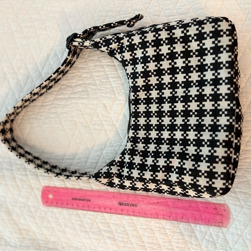 BAGGU NWT Mini Nylon Shoulder Bag Pixel Gingham HTF Not Made Anymore - Picture 3 of 4
